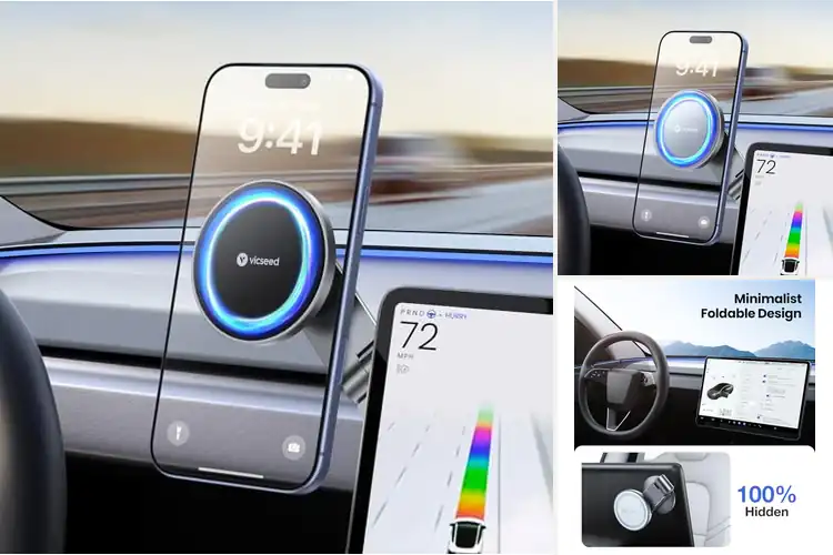 Detailed view of Best Vicseed Tesla Phone Mount