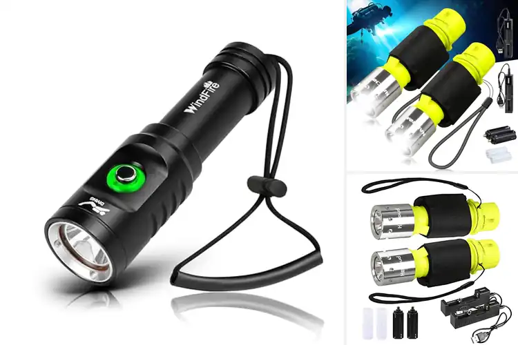 Detailed view of Best Waterproof Dive Lights